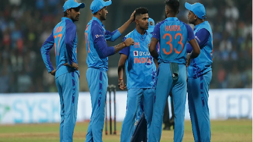 Shivam Mavi India Shivam Mavi stars in India's two run win vs Sri Lanka at Wankhede, Mumbai. Photo: @BCCI