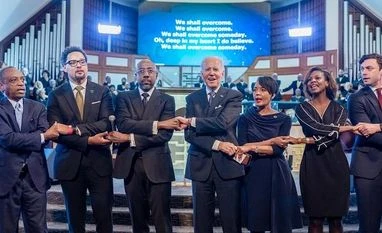 Americans should 'pay attention' to Martin Luther King's legacy: Biden Joe Biden, America's freedom church, Martin Luther King