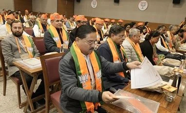 BJP to work towards strengthening 130,000 booths identified as 'weak' BJP Office Bearers' meeting, BJP meet