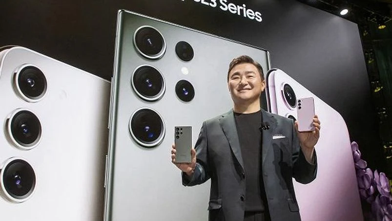 TM Roh, President and Head of Mobile eXperience Business at Samsung Electronics at Galaxy Unpacked 2023 TM Roh, President and Head of Mobile eXperience Business at Samsung Electronics at Galaxy Unpacked 2023