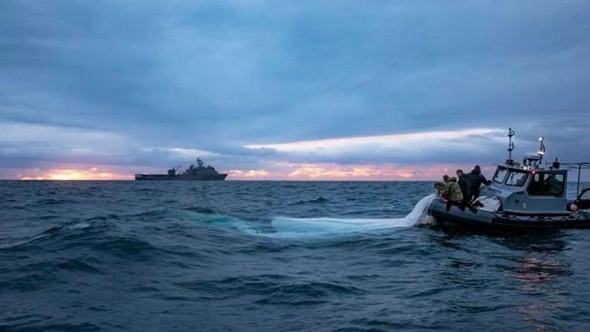 China, US, spy balloon, sea, waterbody Photo: Bloomberg