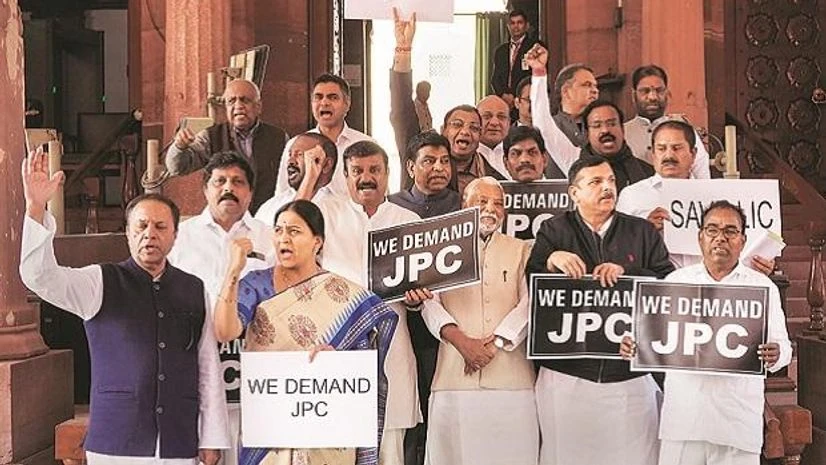 Parliament, Opposition, Hindenburg report, Budget session, JPC demand on Adani row Parliament, Opposition, Hindenburg report, Budget session, JPC demand on Adani row