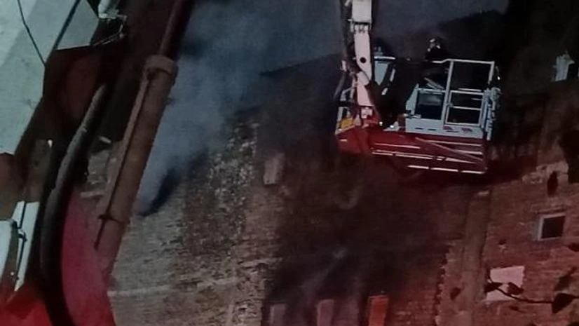 Fire, Delhi, fire incident Photo: Twitter@ANI