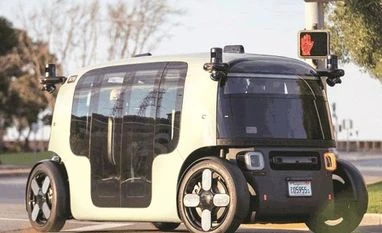 Amazon's self-driving car shuttles people on public roads for first time zoox