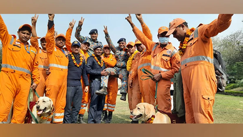 NDRF, dog squad, rescue op, Turkey NDRF, dog squad, rescue op, Turkey