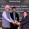 R.S. Dhillon, CMD, PFC conferred with the Prestigious "CMD Leadership Award" at the 9th PSU Awards  &  Conference