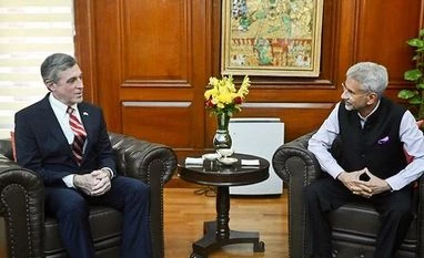 EAM Jaishankar meets US' Delaware Governor John Carney in New Delhi Jaishankar, S Jaishankr, John Carney