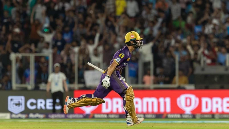 IPL 2023 Rinku Singh shines as he hits five sixes off five balls against Gujarat Giants to chase down 29 in the last over against Gujarat Titans in IPL 2023. Photo: Sportzpics