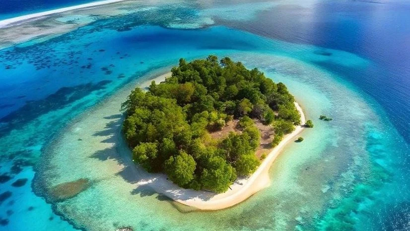 ai generated, sea, island ai generated, sea, island